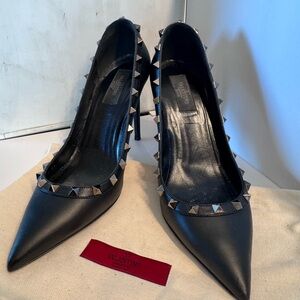 Valentino Black Studded Women's Heels